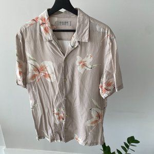 Hawaiian Floral Button Down
